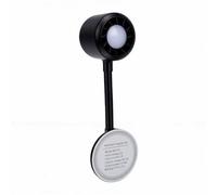 Innovador Ventilador Magnético para Teléfono con Tres Velocidades Ajustables, Miniventilador Personal con Luz de Relleno Incorporada (BLACK)