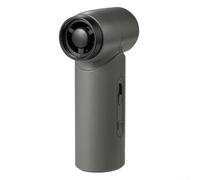Innovador ventilador portátil de alta velocidad con flujo de aire y recargabilidad que lo hacen ideal para exteriores (F71 gris)