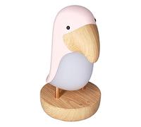 Innovadora Lámpara De Noche para Pájaros con Material ABS, Luz Nocturna Respirable para Dormitorios Y Guarderías, Ideal para Uso Nocturno(Rosa)