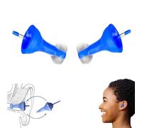 Innovadores tapones inflables para los oídos, tapón inflable líquido de silicona autoadaptable, ultra cómodo, reutilizable, reducción de ruido, tapones para los oídos para dormir, enfoque profundo