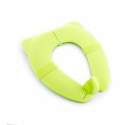 InnovaGoods® Adaptador wc niños, reductor wc niños plegable con base antideslizante, Ahorro de espacio, asiento bebe portatil Incluye bolsa de transporte, Fácil limpieza.Vater para niños Color Verde.