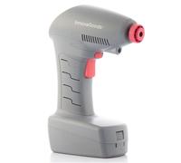 InnovaGoods® Compresor de Aire Portátil 12V100W con LED, Inflador Eléctrico Luz LED para Mayor Visibilidad, manguera, aguja y boquilla para diferentes usos, Ideal para Neumáticos de Coche, Moto, balón