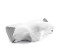 InnovaGoods® Almohada Cervical Viscoelástica Ergonómica para Cervicales y Cuello, Almohada Ortopédica Memory Foam, Funda Lavable 62x36x14 cm