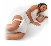 InnovaGoods® Almohada para Piernas y Rodillas Ayuda a Dormir, Almohada Ortopédica Rodillas y Articulaciones, Cojín Ergonómico Dormir de Lado, Alivio y Mejor Descanso en la Postura Correcta.