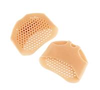 InnovaGoods® Almohadillas para pies metatarsianas de Gel de Silicona SilStep, almohadilla metatarsal, protector dedos pie, alivio dolor pies, almohadillas zona metatarsal, Pack de 2, Talla unica