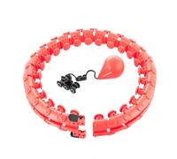 InnovaGoods® Aro de Fitness Inteligente Ajustable con Peso Fittehoop, Innovador y Eficaz, Cuenta Vueltas y Calorías, 24 Piezas Desmontables, 1,2 kg de Peso, Incluye Guía de Ejercicios