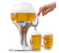 InnovaGoods Ball Dispensador de Cerveza Refrigerante, PMMA, Plateado, 24x24x42 cm