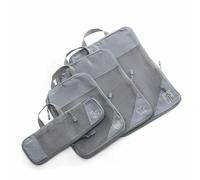 InnovaGoods® Bolsas de viaje, organizador maletas de viaje, bolsas para guardar ropa, organizador de maletas ideal para un máximo aprovechamiento del espacio. Apto para maleta de cabina. 4 Unidades.