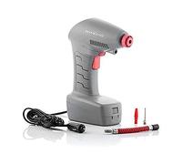 InnovaGoods® Compresor de Aire Portátil 12V100W con LED, Inflador Eléctrico Luz LED para Mayor Visibilidad, manguera, aguja y boquilla para diferentes usos, Ideal para Neumáticos de Coche, Moto, balón