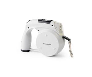 InnovaGoods® Correa Perro 6 en 1, Correa Perro Extensible, Correa Extensible para Perro 4M, Correas para Perros Compartimento para Bolsas, Reloj Digital, Luz Led, Compartimento para Comida y Bebedero