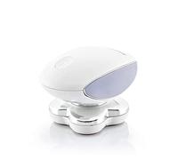 InnovaGoods® Depiladora mujer para piernas, depiladora compacta con 4 cabezales, depiladora electrica mujer, recargable, incluye pequeño cepillo de limpieza. Depiladora Blanco/morado 9x7x6cm