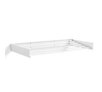 Innovagoods Dryva 100 Tendedero De Pared Plegable Extensible Retráctil Blanco 100 X 9,5 X 2,5 Cm