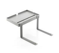 InnovaGoods - Estante Universal para Cama Bedten, Ajustable y Multifunción, Organización de Accesorios Electrónicos, Estilo Elegante, Gris, Mediano