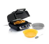 InnovaGoods® Freidora de aire 6L con Gril + molde silicona freidora de aire, air fryer 3400W, 12 programas, pantalla digital display, antiadherente, temporizador, flujo de aire 360°
