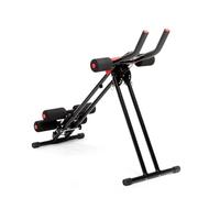 InnovaGoods® Gimnasio en casa, banco abdominales, abdominales maquina para ejercitar en casa, maquina abdominales plegable multifuncional para varias zonas del cuerpo, Ergonómico y adaptable, Negro