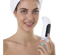 InnovaGoods® Hidrolimpiador facial de impurezas Hyser con 3 modos de limpieza, 5 niveles de intensidad, pantalla LED y estuche de viaje, para todo tipo de pieles, incluso sensibles.