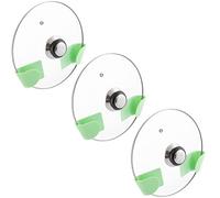 InnovaGoods Juego de 3 soportes adhesivos para tapas de cacerolas Smarack