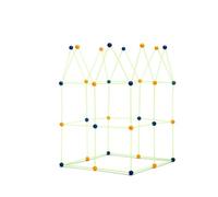 InnovaGoods® Kit de Construcción de Fuertes 85 Piezas, Juguetes de Construcciones para niños, Juguete Que Brilla en la Oscuridad Estimula la imagina, Juguete Educativos, Regalo para niños (+3 años).