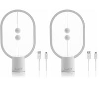 InnovaGoods® Lámpara de equilibrio con interruptor magnético, Magilum, ilumina tu hogar de forma original y elegante, con un diseño de equilibrio e interruptor magnético, ideal para el hogar.