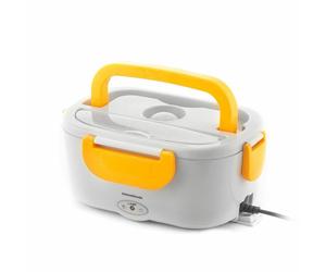 Innovagoods Lunffi Fiambrera Eléctrica Portátil para Oficina y Coche 1.05L 60W Amarillo