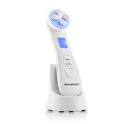 InnovaGoods | Masajeador facial con radiofrecuencia y electroestimulación WACE | Blanco
