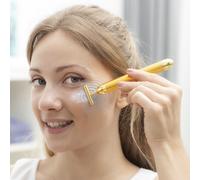 InnovaGoods® Masajeador facial eléctrico, Rodillo facial Inalámbrico con vibraciones de alta frecuencia, Ideal para la skincare, Actua con eficacia en pómulos, ojeras, papada y zona T.