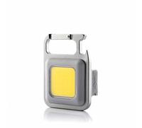 InnovaGoods® Mini Linterna Led, Mini Llavero Linterna,Mini Lampe De paseo, Llavero Abrebotellas con 4 Modos de iluminacion, Gancho para Camping y Luz intermitente de emergencia.
