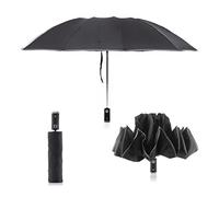 InnovaGoods® Paraguas de cierre inverso plegable con LED Folbrella, se abre y se cierra de forma inversa, con luz LED para mayor seguridad, ideal para el hogar y el exterior