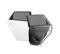 InnovaGoods - Malla Parasol para Coche UVlock, Pack de 2, Protección UV, Reduce Calor, Transpirable, Universal, Fácil Instalación, Negro