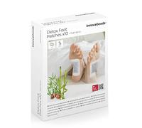 InnovaGoods® Parches desintoxicantes para pies Bamboo, Parches Desintoxicantes eliminan toxinas y refrescan los pies, 10 unidades, Parches Detox para Pies 100% Naturales Parches Para Los Pies.