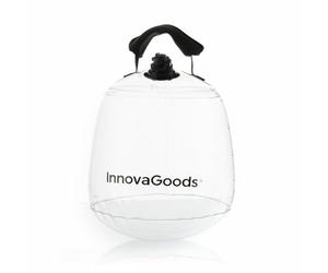 InnovaGoods® Pesa Rusa Hinchable,Pesa Rusa de Agua para Entrenamiento Fitness con Guía de Ejercicios Fibell, Pesa Unisex para adulto. Incluye Hinchador.
