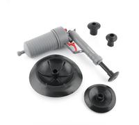 InnovaGoods® Pistola desatascadora de aire comprimido universal con adaptadores Klingun, desatasca tuberías y desagües, diseño compacto y ligero, ideal para el hogar