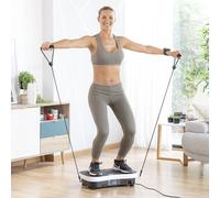 InnovaGoods® Plataforma vibratoria de Entrenamiento con Accesorios y guía de Ejercicios Vybeform, tonifica los músculos y Mejora la circulación, diseño Compacto y Ligero, Ideal para el Gimnasio