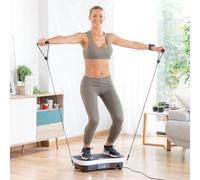 InnovaGoods® Plataforma vibratoria de Entrenamiento con Accesorios y guía de Ejercicios Vybeform, tonifica los músculos y Mejora la circulación, diseño Compacto y Ligero, Ideal para el Gimnasio
