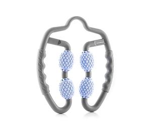 InnovaGoods® Rodillo masaje muscular rotación de 360º, masajeador anticelulítico para piernas, Brazos cadera, masajeador anticelulitico combate la celulitis y reafirma la piel mejorando su aspecto.