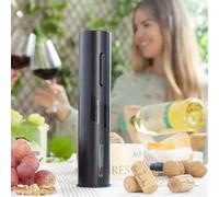 InnovaGoods® Sacacorchos eléctrico para botellas de vino, abridor de botellas de vino silencioso, abrebotellas inalámbrico control mediante botones, exclusivo y elegante ideal para regalar