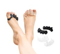 InnovaGoods® separador dedos para pie ergonómico, separadores de dedos de los pies, ideal para sensación de Alivio, descanso, relajación. Separadores de dedos Ajustable y Lavable (4 Uds)