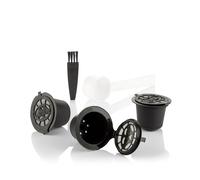 InnovaGoods - Set de 3 Cápsulas de Café Reutilizables, Ecológicas, Ahorro en Café, Multicolor, Silicona