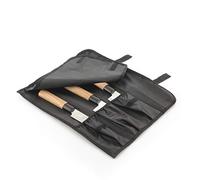 InnovaGoods Part_B08NW64GSB Set de Cuchillos Japoneses con Funda de Transporte Profesional Damas·Q, Acero Inoxidable, Naturaleza