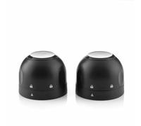 InnovaGoods® Set de tapones para botellas Champán, tapones para botellas, tapa de botella de vino reutilizables para Botellas de Cava, Prosecco, Tapón de Champán - 2uds Negro