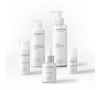 InnovaGoods® Set skincare, x1 crema hidratante facial, x1 contorno de ojos, x1 sérum facial, x1 limpiador facial, x1 tónico facial, ingredientes naturales kombucha, hidrata, ilumina. Todo tipo de piel