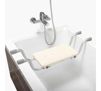 InnovaGoods® Taburete baño 2-in-1, Taburete Ducha Antideslizante, Taburete baño Extensible 2 Posiciones, Silla Ducha Personas Mayores Firme sujeción, Taburete Incluye Accesorios de Montaje.