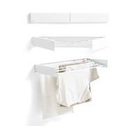 Tendedero de pared plegable extensible retráctil dryva 80 innovagoods