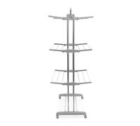 InnovaGoods Folver Tendedero Plegable Vertical con Ruedas 24 Barras