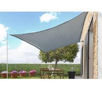 InnovaGoods® Toldo Vela de Sombra 2x3m, Rectangular, Toldos Exterior Terraza Protección Rayos UV para Exteriores, Pergola, Jardín, Terrazas. Color Gris