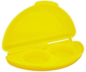 InnovaGoods® tortilleras, recipiente para cocinar tortillas y huevos en microondas, Material Polipropileno, Color Amarillo