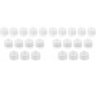 InnovaGoods® Velas 12 Unidades, Velas led efecto llama, set de velas de Luz cálida, No se calienta ni quema, Larga duración (70-75 h), Botón on/off. Ideal para regalar, decoración mesa. Color Blanco.
