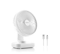 InnovaGoods Ventilador de escritorio recargable Fanrec Ø5,4'' 3600mAh / 13,3W
