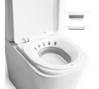 InnovaGoods® Wc portatil, bidet para wc plegable, capacidad de 1,5L. Ergonómico, Vaciado fácil. Ideal para personas mayores o movilidad reducida.