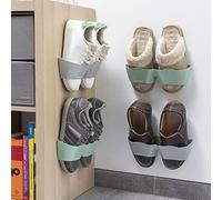 InnovaGoods® Zapateros Adhesivos Shohold, Pack de 4 Uds, Prácticos y Funcionales, Ideal para Organizar Zapatos y Ahorrar Espacio, Fácil de Instalar sin Taladro ni Tornillos, Material Resistente